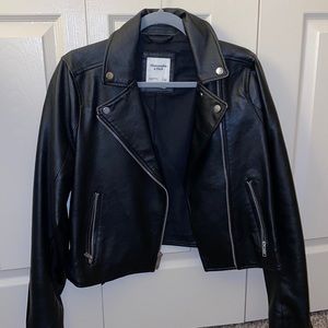 Abercombie and Fitch Leather Jacket